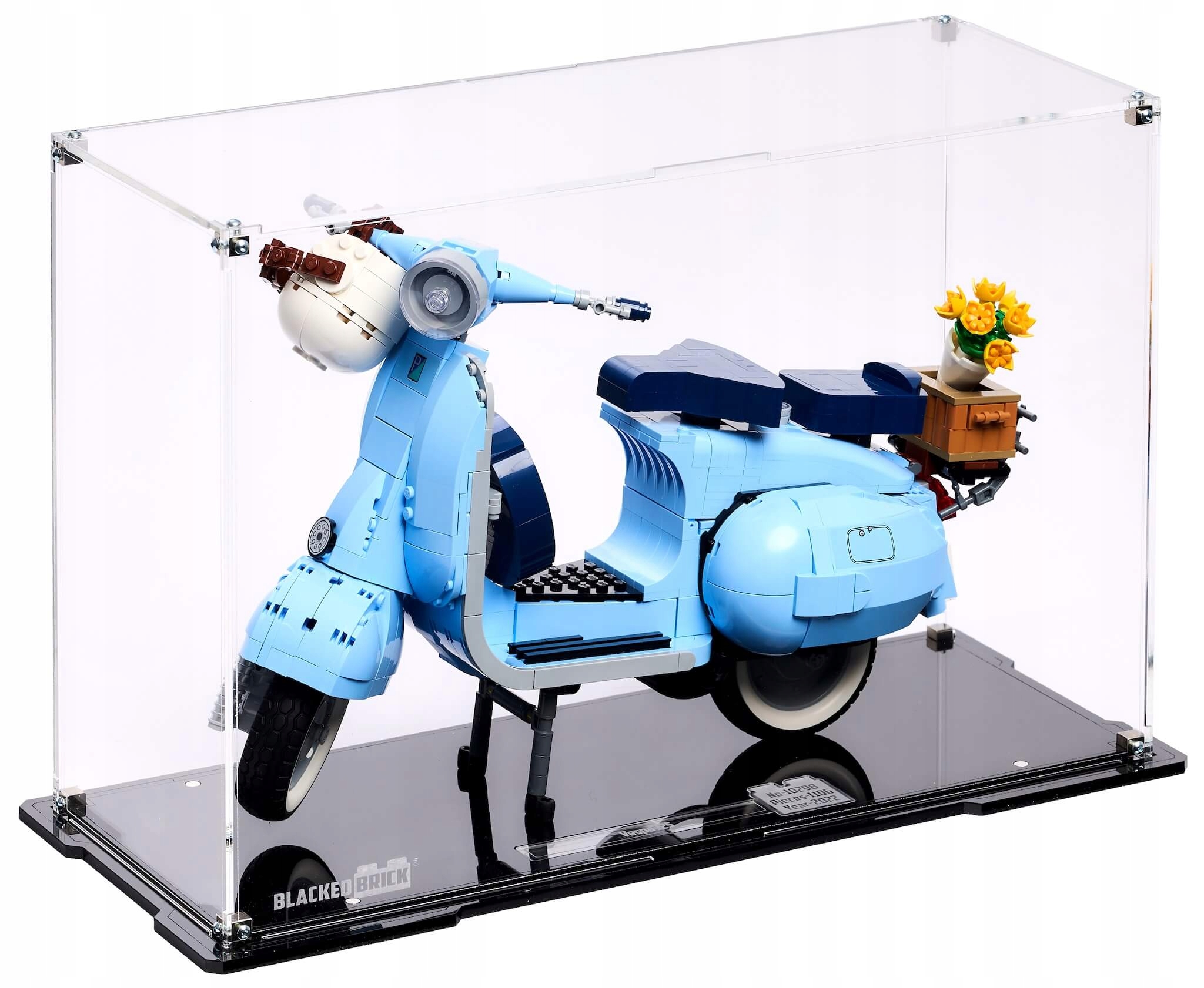 Vitrína Blacked Brick pre Lego 10298 Creator Expert Vespa 125