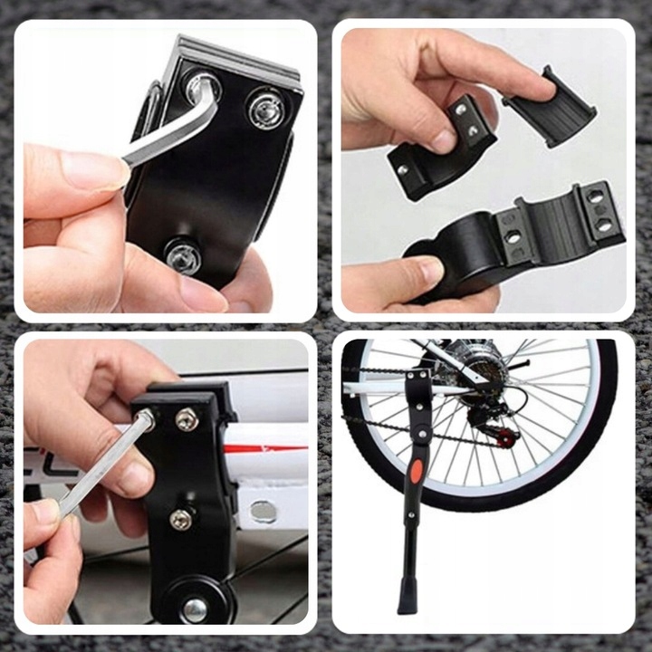 NÓŻKA STOPKA ROWEROWA PODPÓRKA DO ROWERU REGULOWANA SOLIDNA Model NÓŻKA STOPKA ROWEROWA PODPÓRKA ROWERU D4