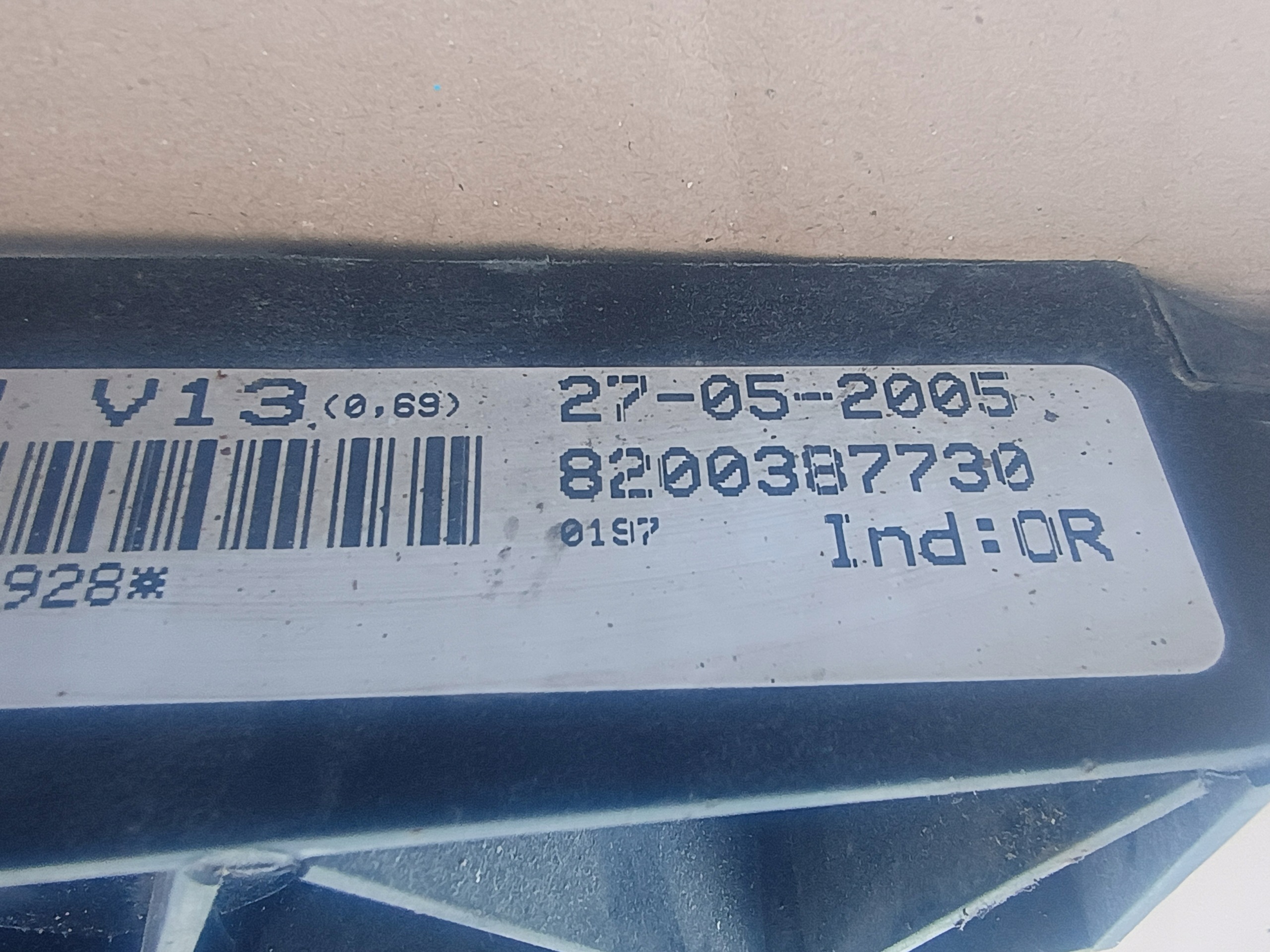 ventilátor chladiče 8200387730 RENAULT ESPACE