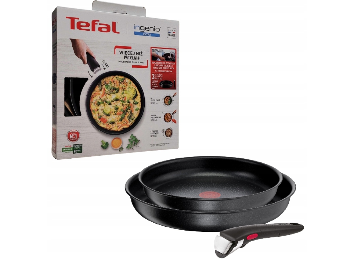 Set pánví Tefal Ingenio Extra 24/28 cm, 3 nepřilnavé prvky