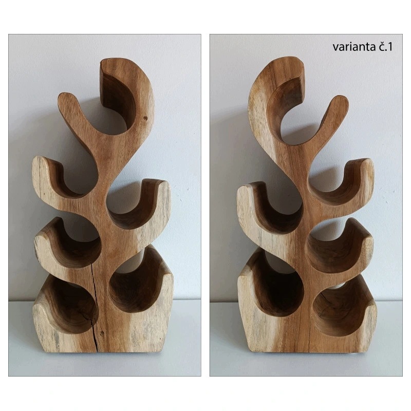 Teak Stojan na lahve