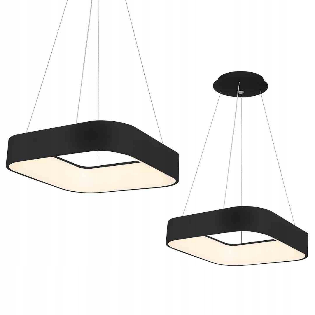 MiLAGRO Závesná lampa Astro Black 40W Led 3000K-4000K Stropná lampa