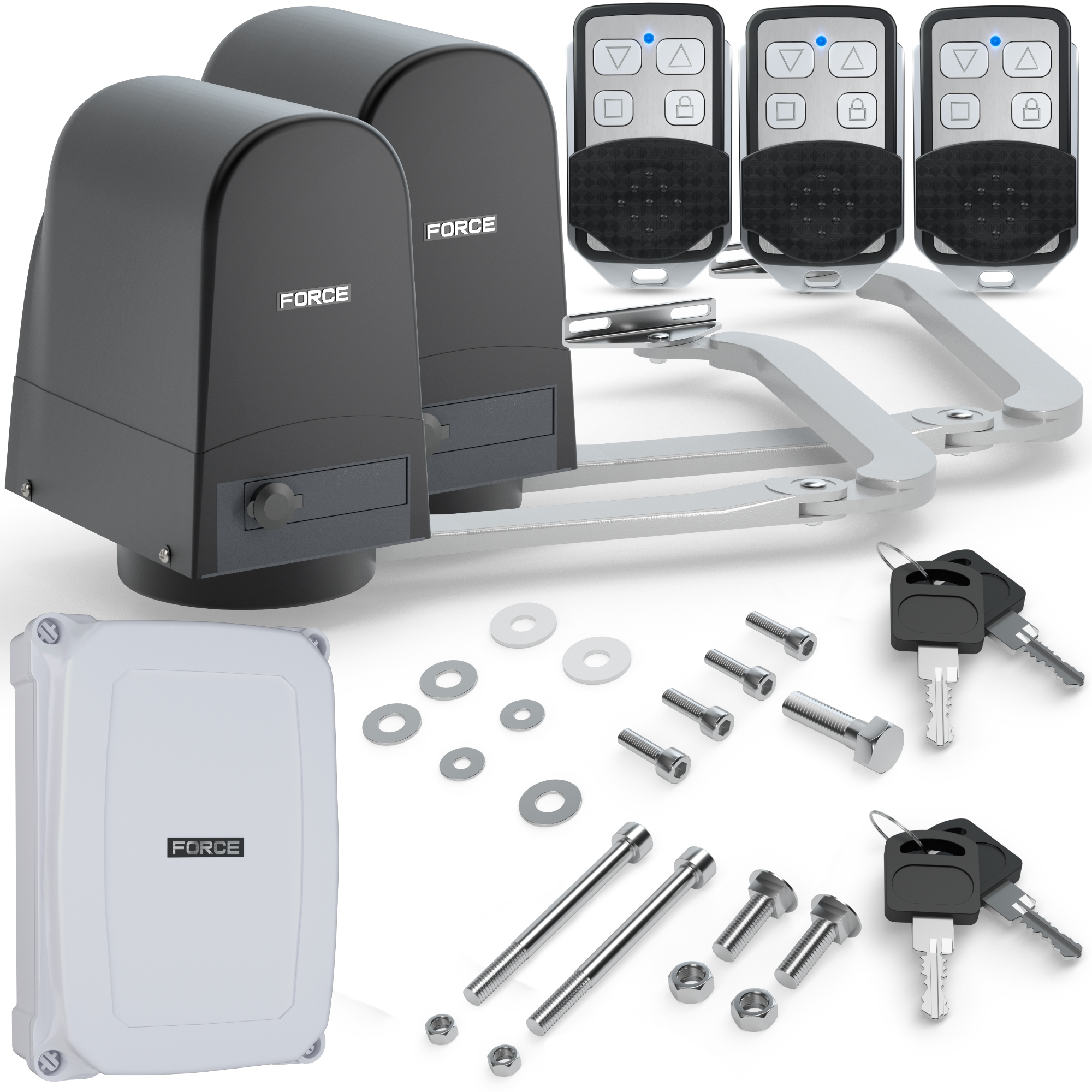 Sada Pro Křídlové Brány Force V300 Ls Do 3 M S Koncovkami