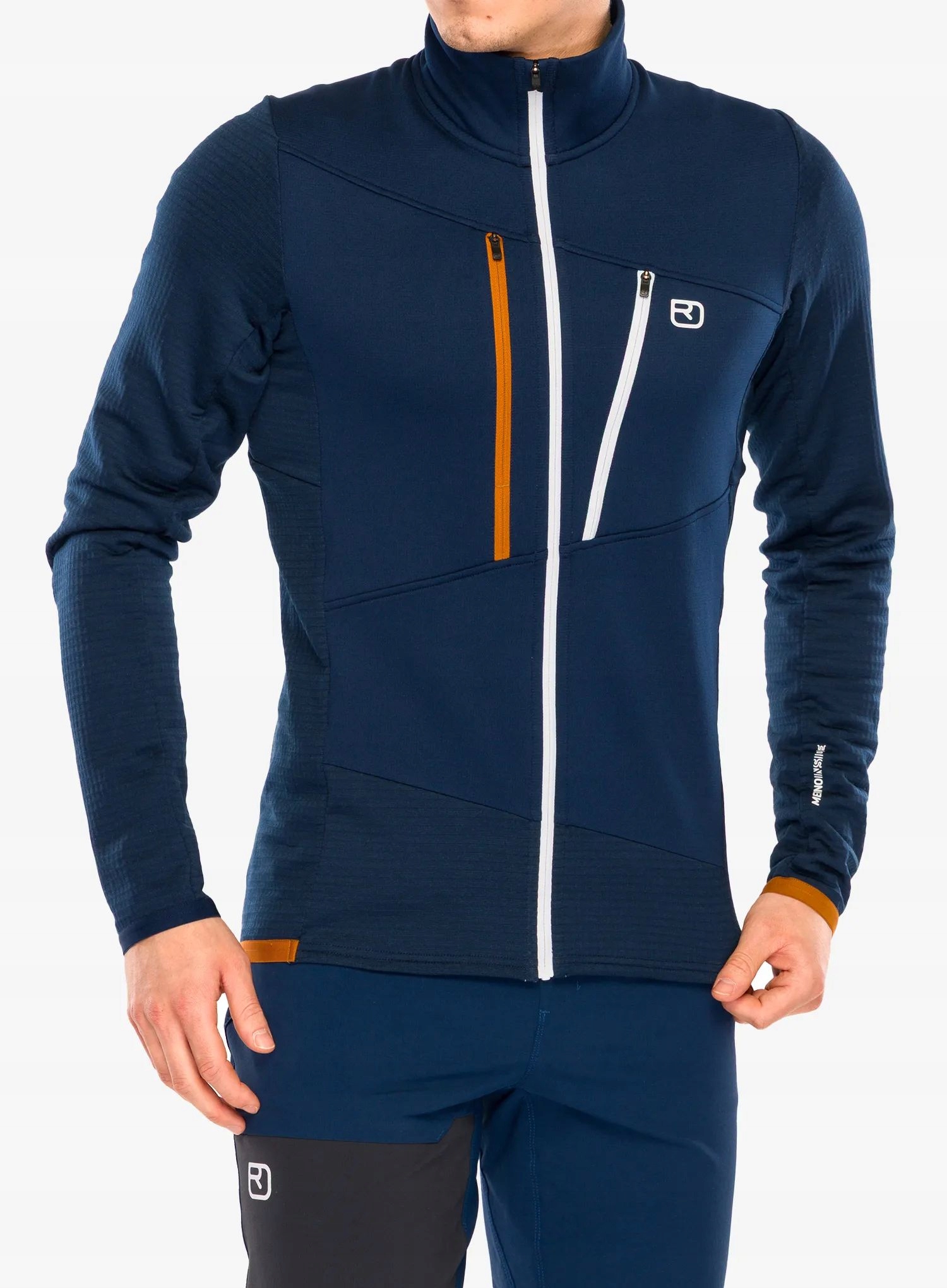 Bluza rozpinana Ortovox Fleece Grid Jacket deep ocean S