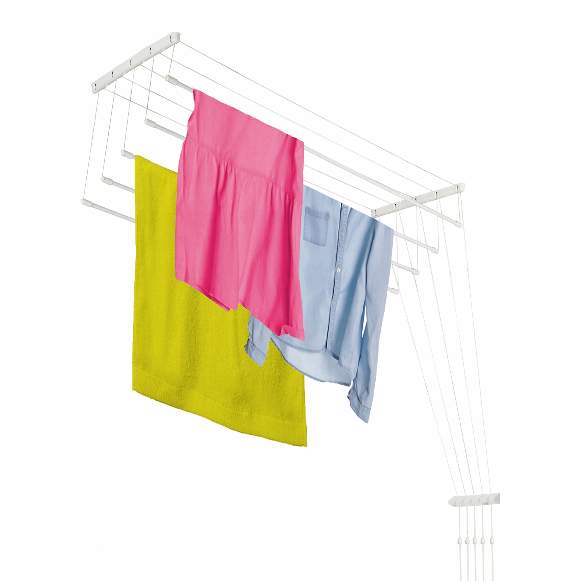 Sušák Na Prádlo Stropní 5 Tyčí 120 cm