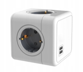 

Listwa Rozgałęźnik Kostka Złodziejka 2x Usb 4x Ac