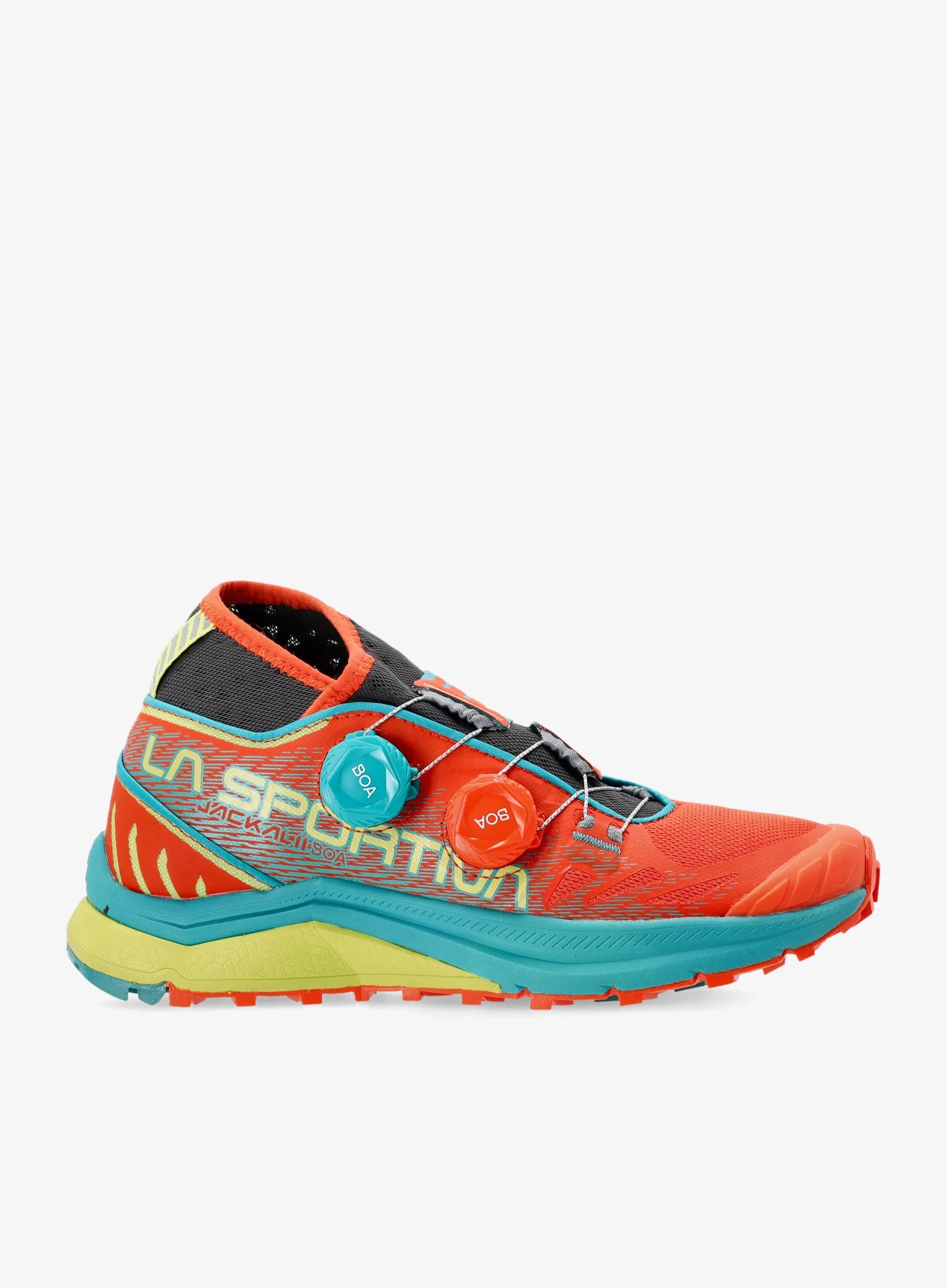 Dámské trailové boty La Sportiva Jackal II Boa cherry tomato/lagoon 37.5