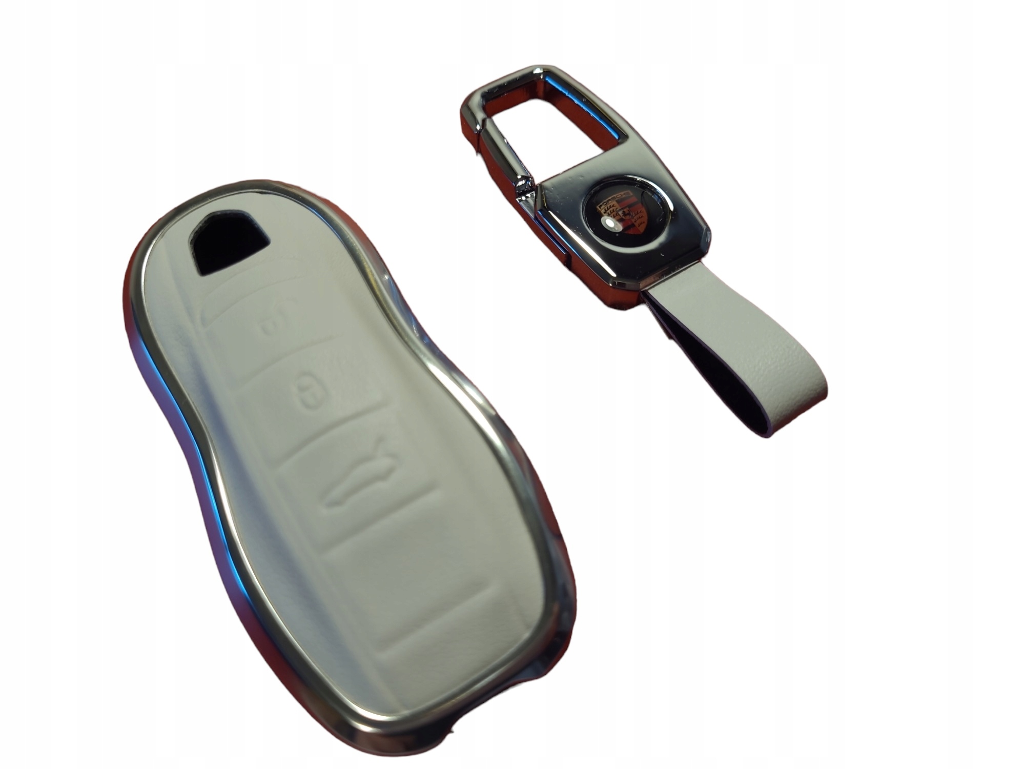 Чохол для ключа автомобіля для Porsche Колір Білий