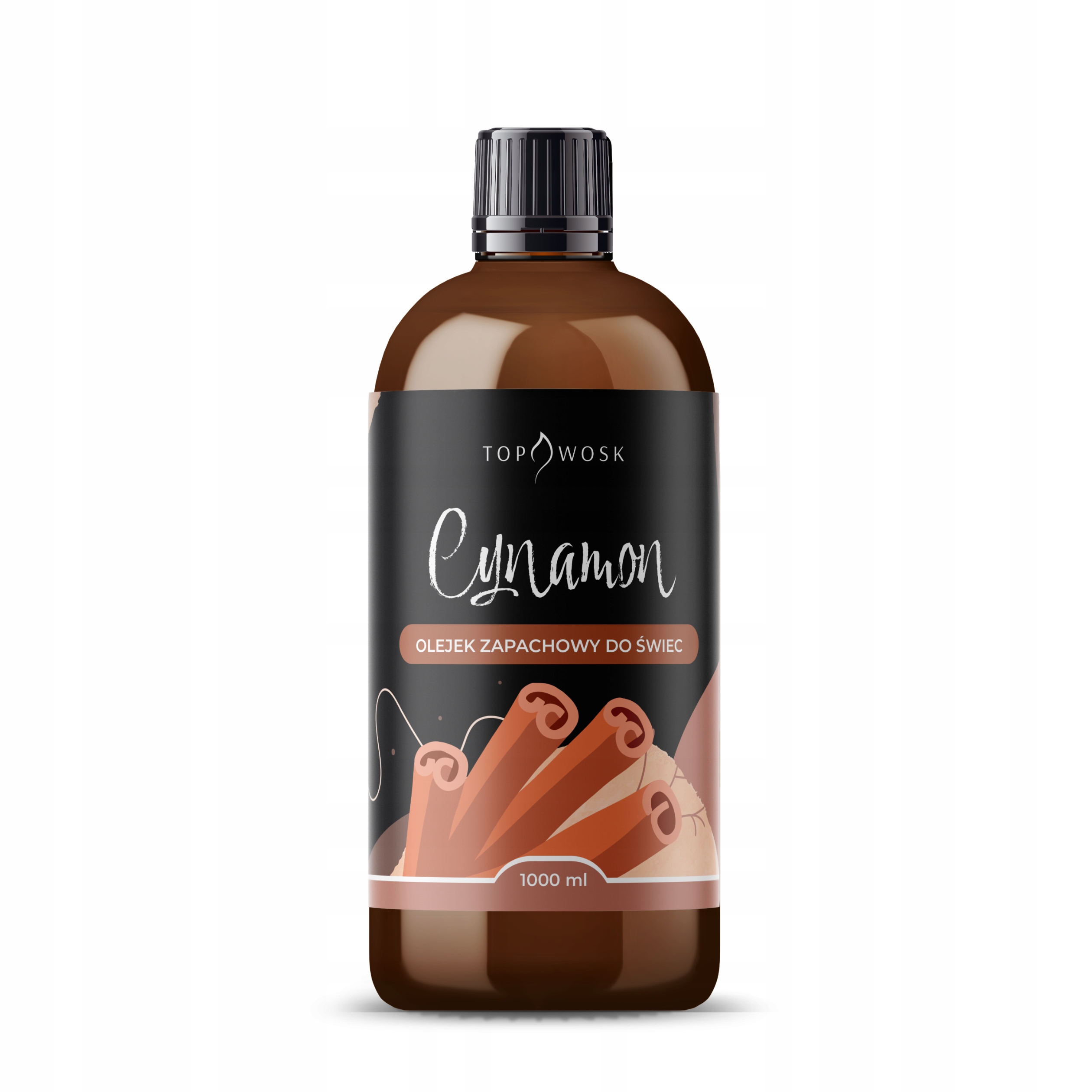 Vôňa do voskových sviečok parafínu vonný olej Škorica 1000 ml