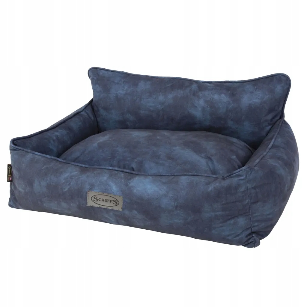 Levně Scruffs & Tramps pelíšek pro psa Kensington, M, 60x50 cm, tmavě modré