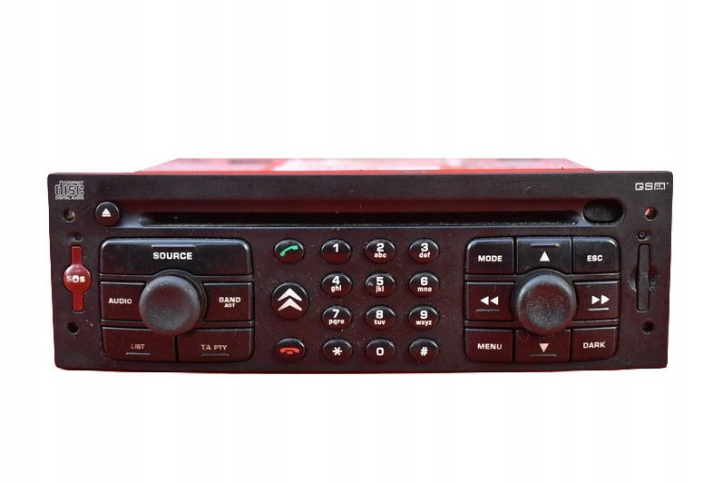 96590503XT - Радіо головний пристрій CD RDS NAVI CITROEN C4 і