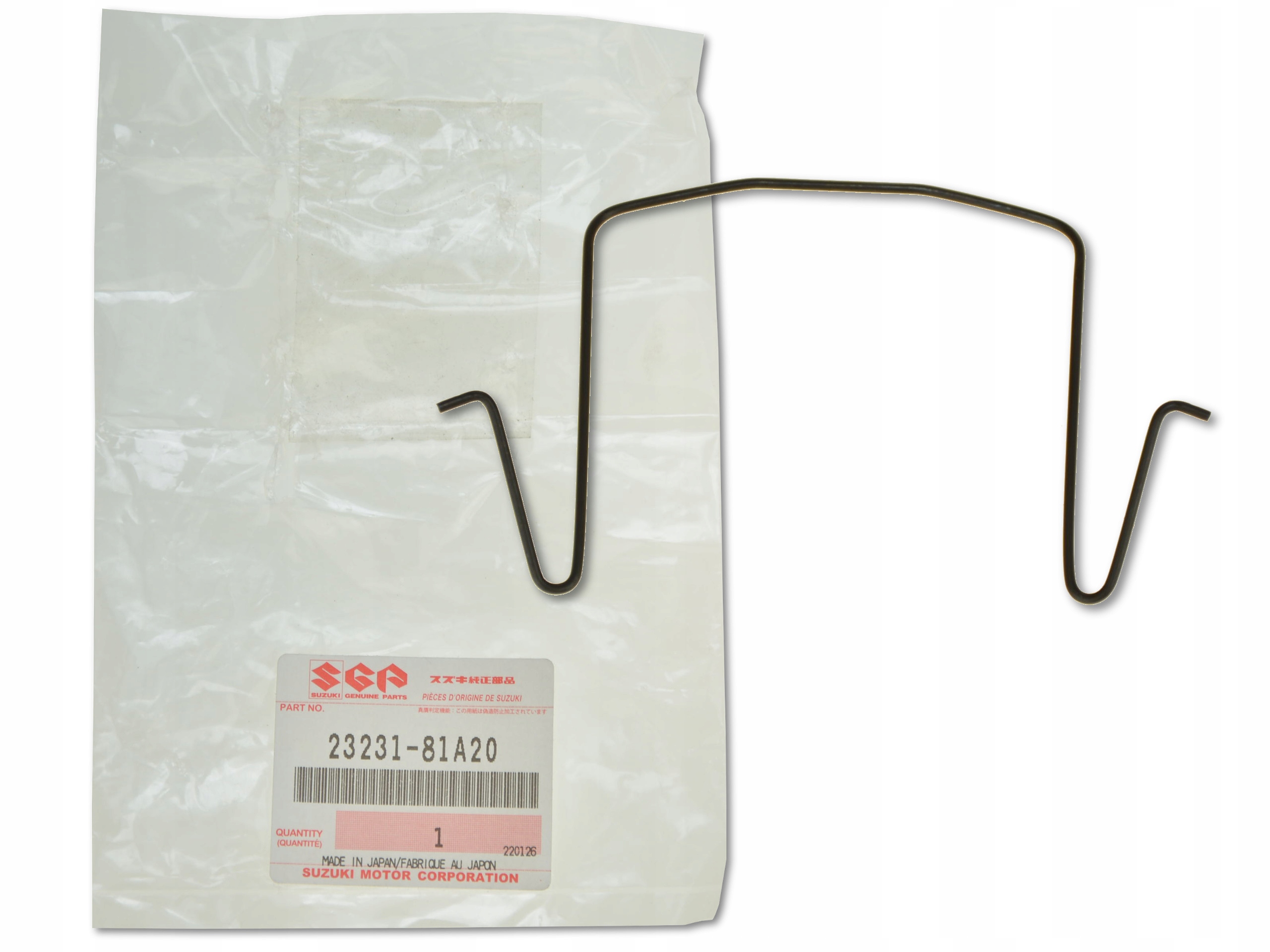 SPRĘŻYNA ŁAPY ŁOŻYSKA OPOROWEGO SPRZĘGŁA OE SUZUKI