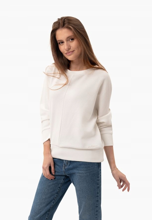 Kremowa bluza damska casual Volcano B-shea Xs