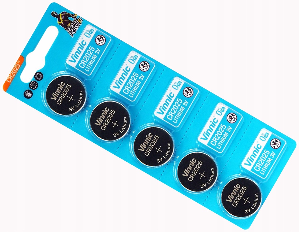 

5x Bateria Litowa Baterie Vinnic CR2025 Cr DL 2025