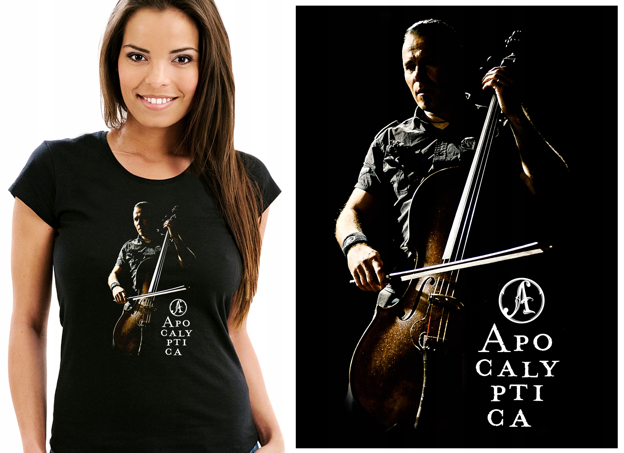 

Apocalyptica Metal Symfoniczny Koszulka Damska S