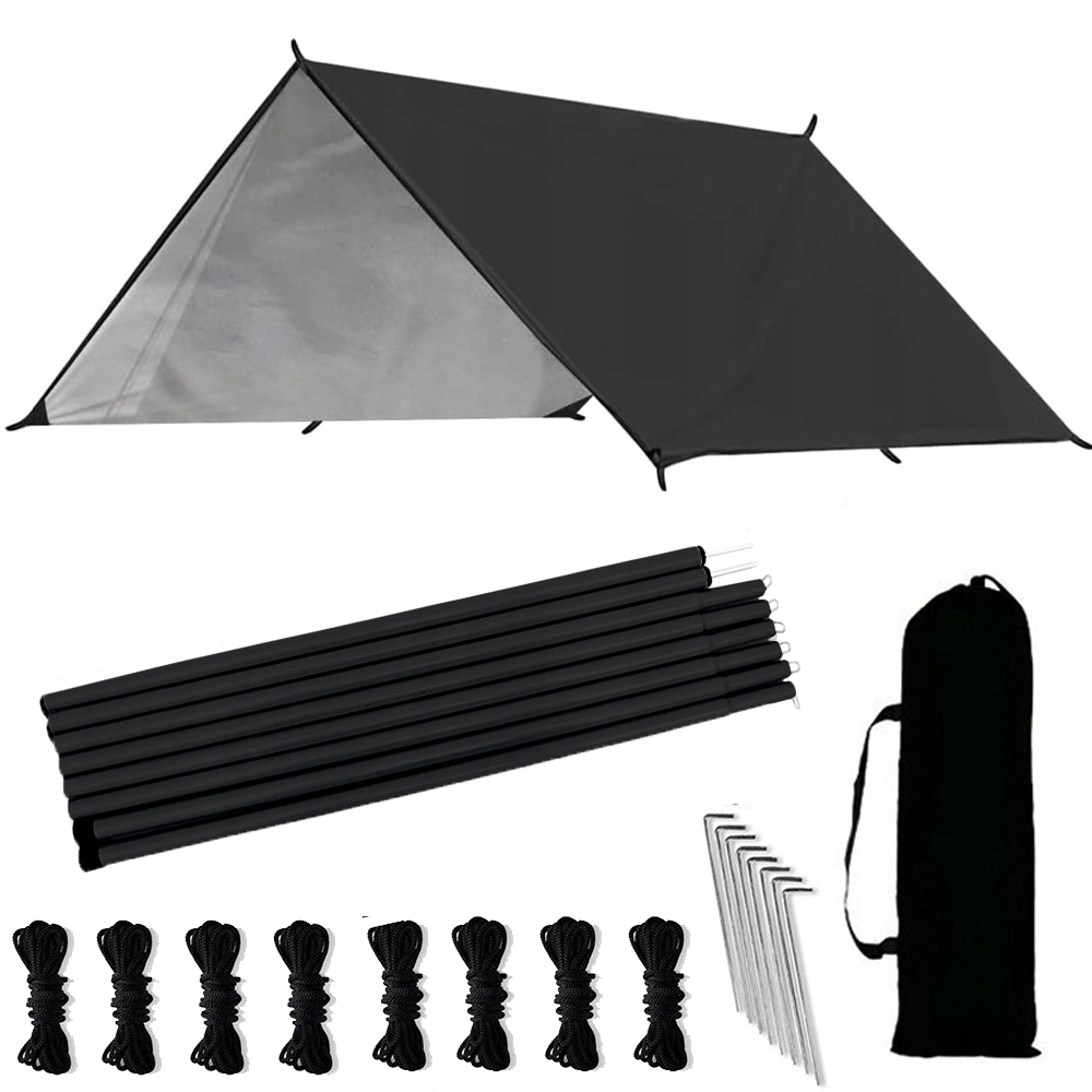 Bivakovací Zastřešení Turistická Plachta Voděodolný Stan Plážový Tarp