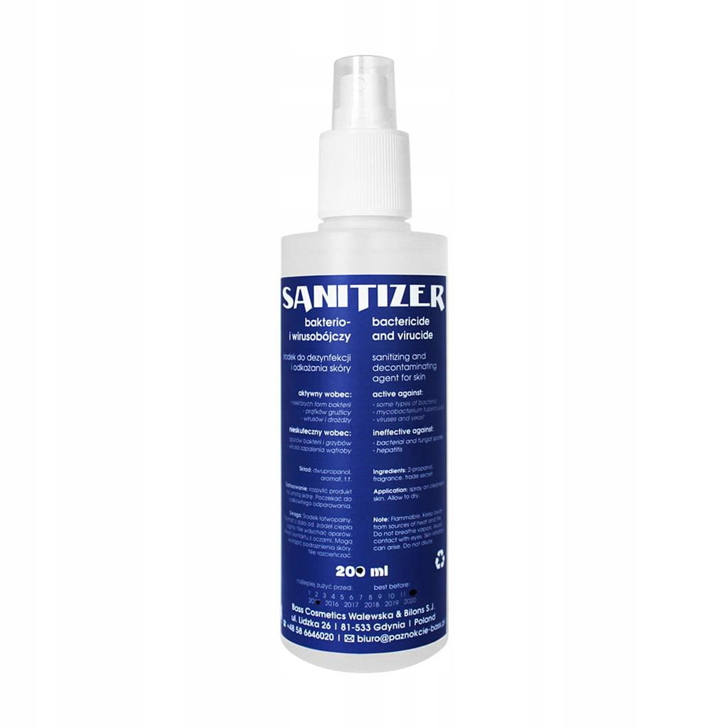 

Dezynfektor sanitizer do skóry w aerozolu 100 ml