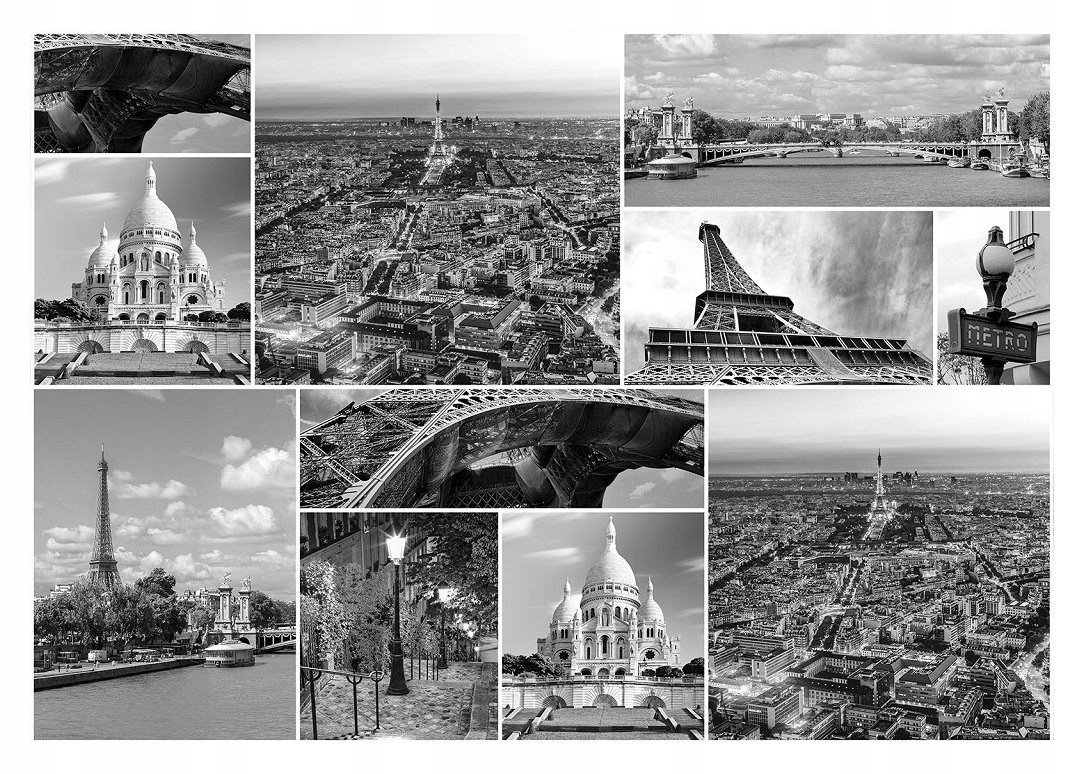 Fototapeta Paříž Eiffelova věž vinylové pohledy 416x290 lepidlo