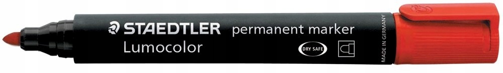 

Marker permanentny Staedtler Lumocolor 352 czerwon