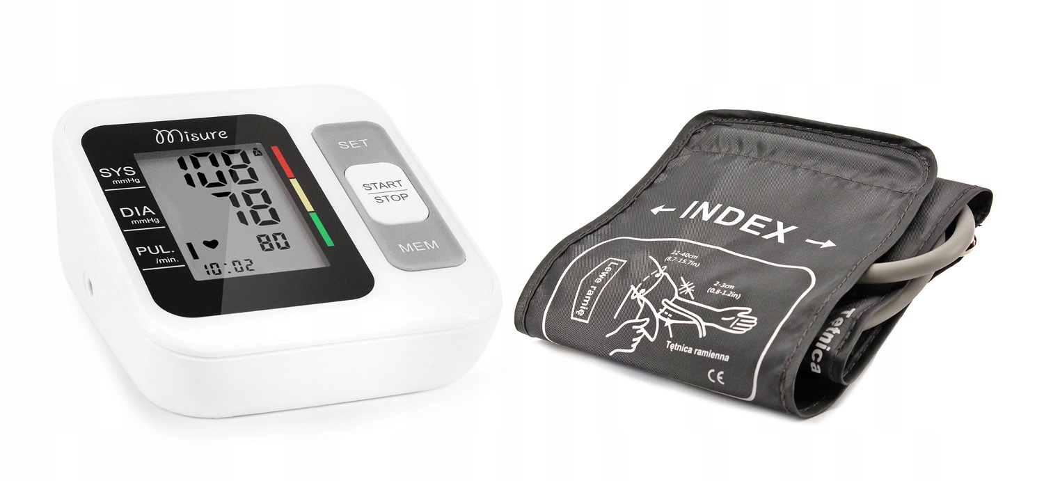 Ciśnieniomierz Naramienny Misure B26 Biały