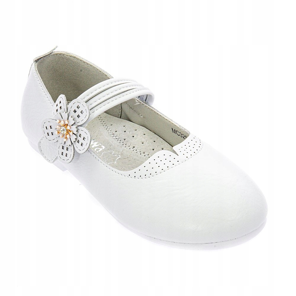 

Balerinki Apawwa Baleriny białe Komunia R. 32