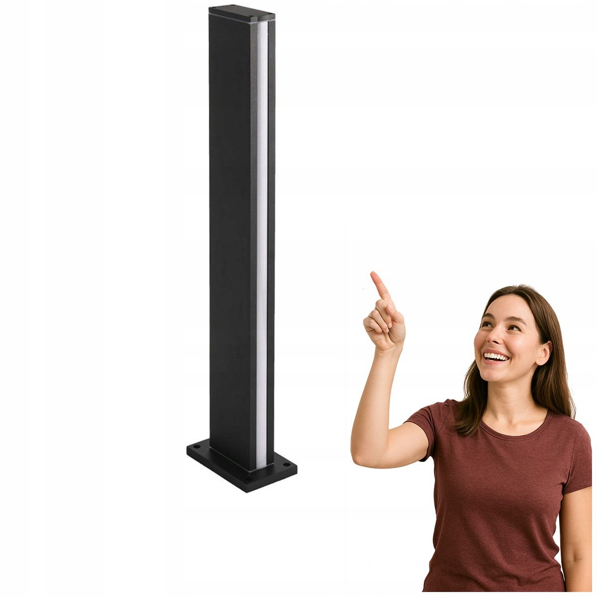 Vonkajšia Led lampa záhradný stĺpik 12W Grado 4K OFL-7281-4K Italux