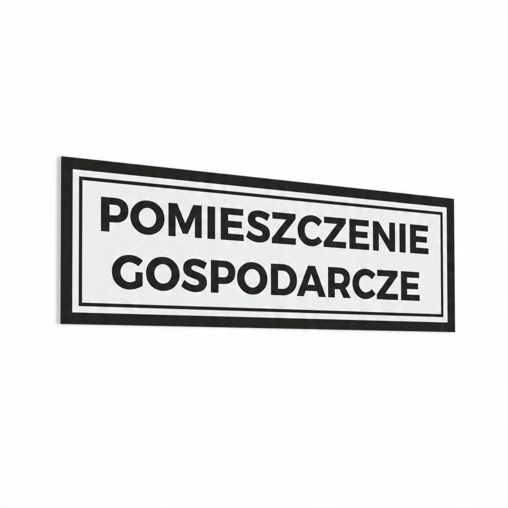

Naklejka na drzwi Pomieszczenie Gospodarcze 10x30