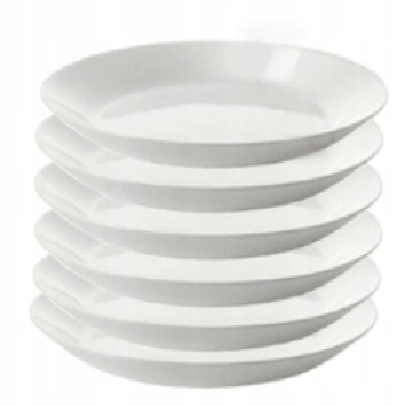 

Talerz płaski Ikea Oftast komplet 25cm 6 osób
