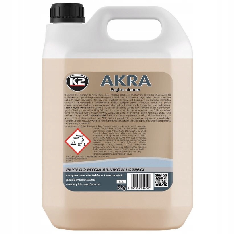 

K2 Akra Płyn Do Mycia Silnika 5L