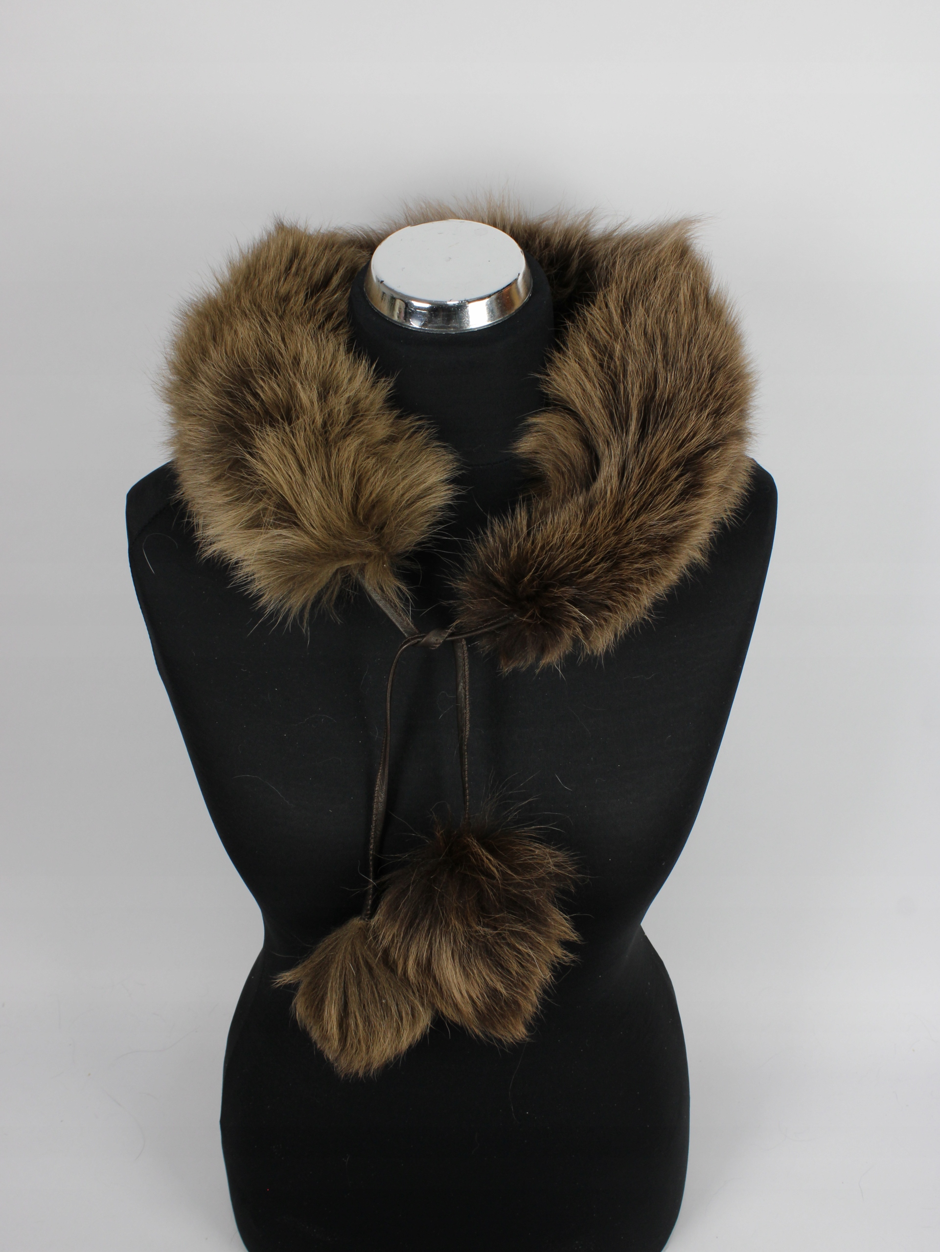 Kołnierz z lisa puszysty 100%NATURALNY