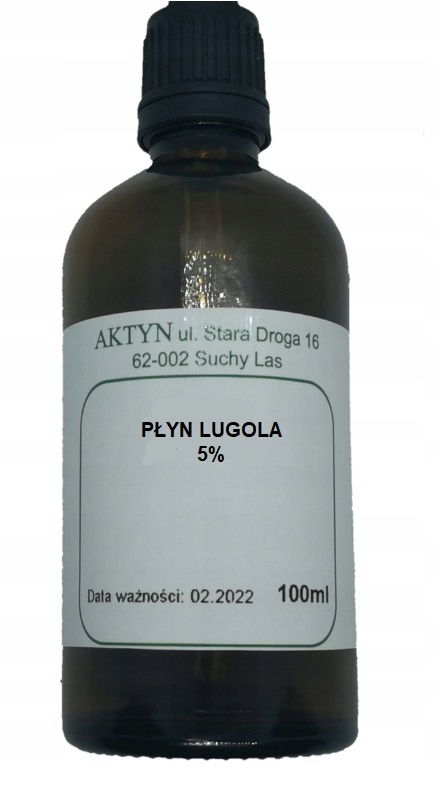 

Płyn Lugola 5% 100ml. kroplomierz