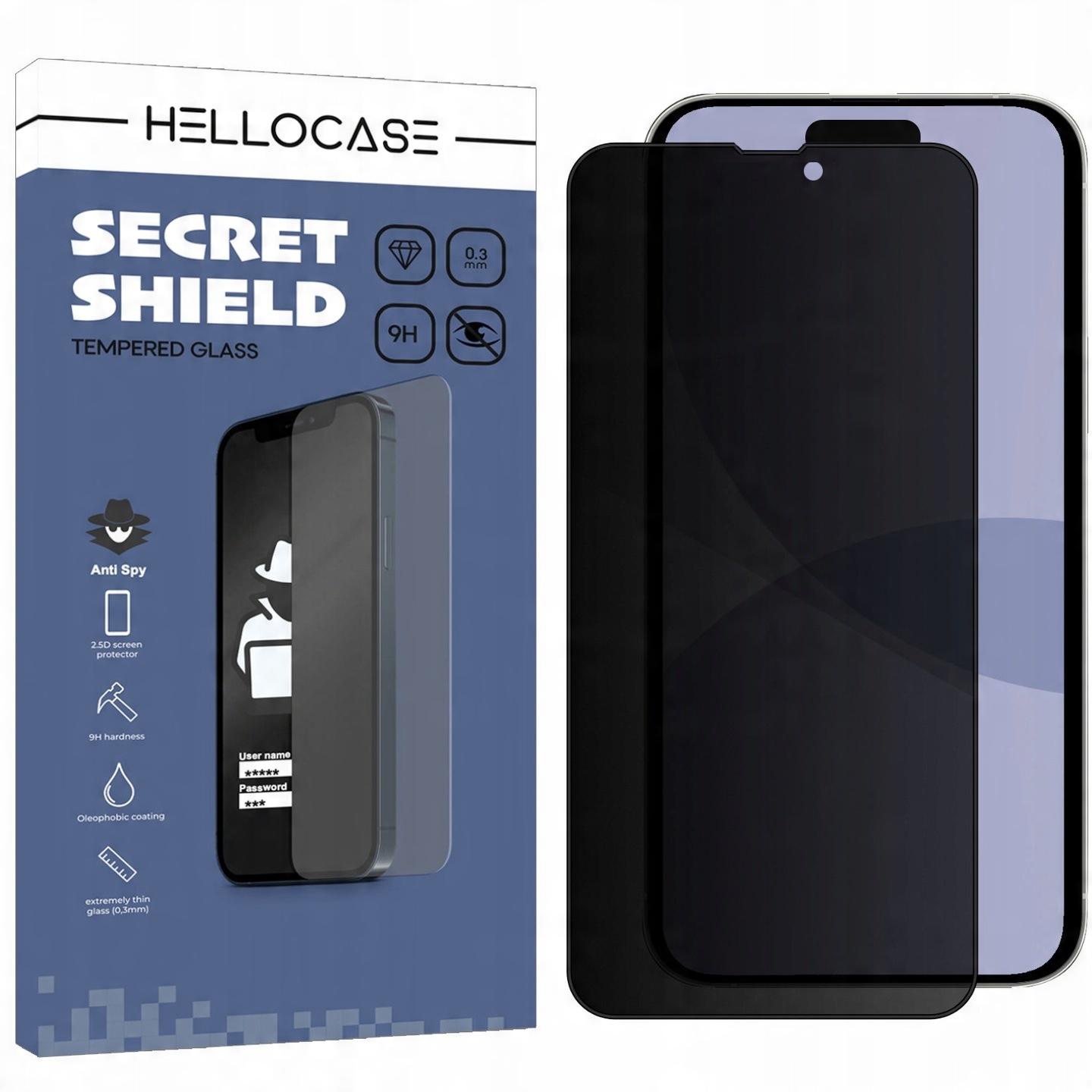 

Szkło Na Ekran Prywatyzujące Do Iphone 14 Pro