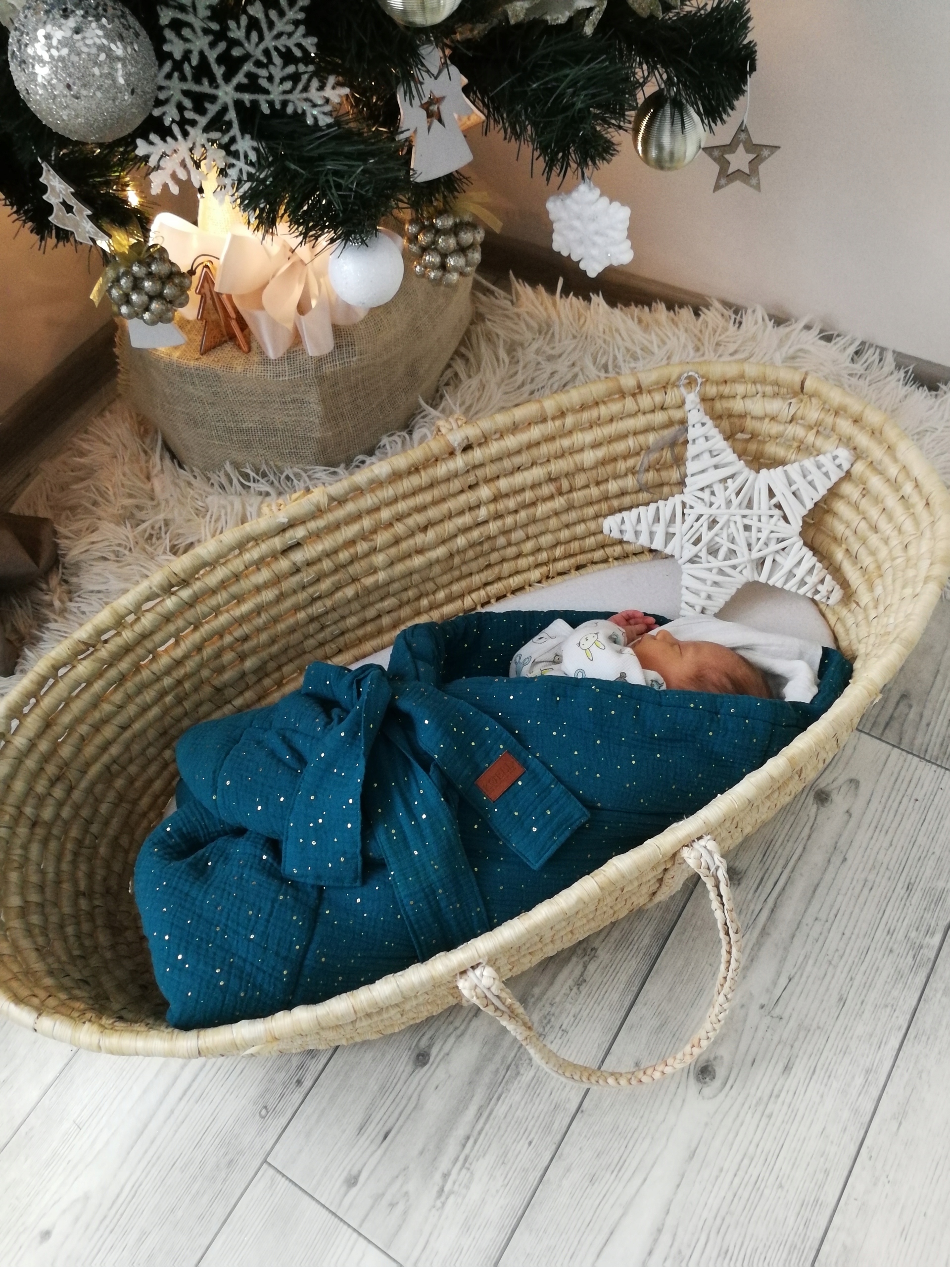 Rożek, becik niemowlęcy wiązany premium Koell Kod producenta koell