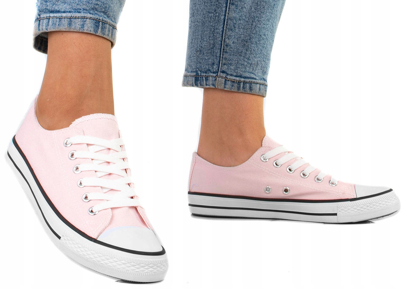 

4588 Różowe Klasyczne Trampki Tenisówki 38