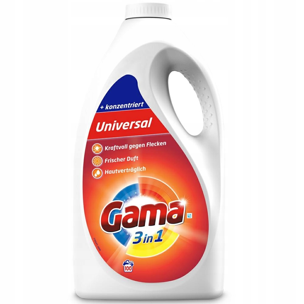 

Gama Universal Żel do Prania 3w1 100 prań 5L De