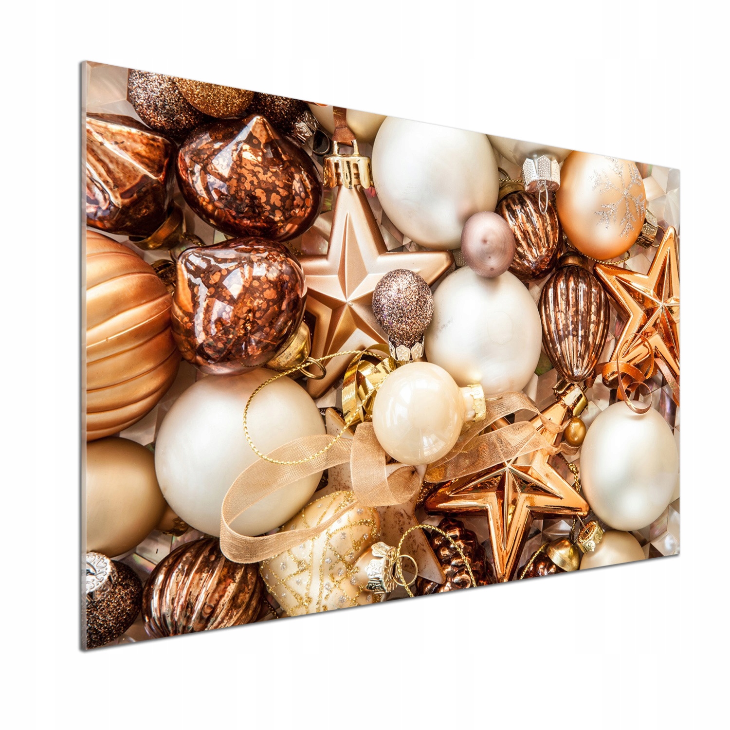 Panel do kuchyně Vánoční koule 100 x 70 cm Lepidlo