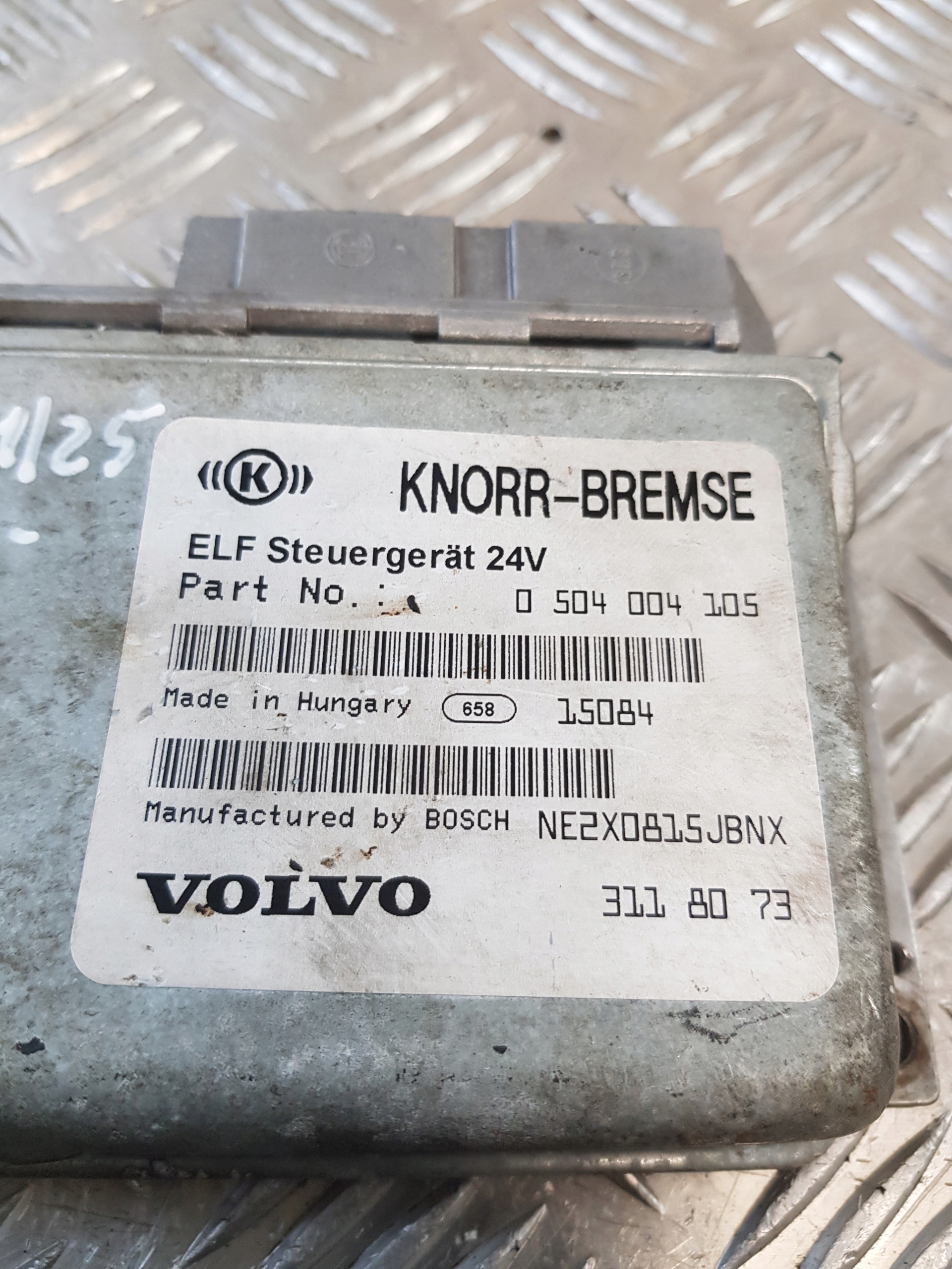 control unit BOSCH KNORR-BREMSE 0504004105 VOLVO