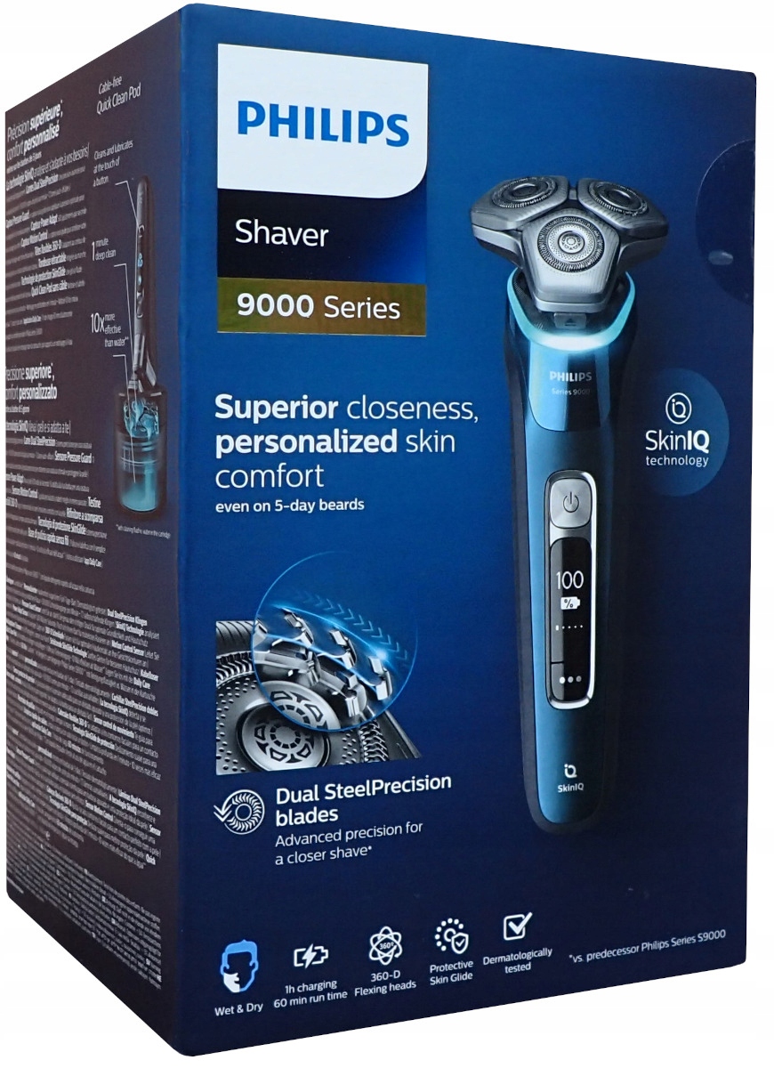 Holicí Strojek pro muže Philips S9982/59 čisticí báze