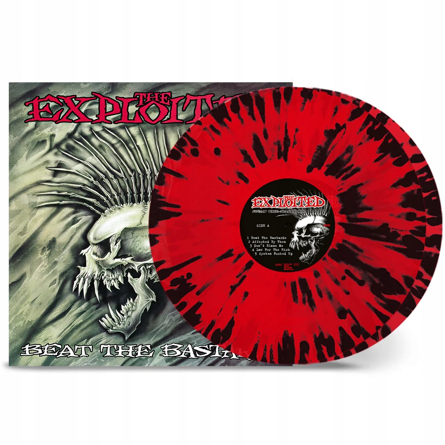 Exploited: Beat The Bastards (Limited Coloured Transparent Red & Black Spla