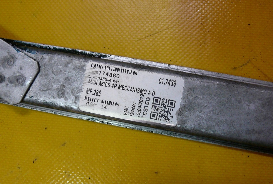 lift mechanism mini motor windows right front AUDI A6 C6 04-08 EUROPA
