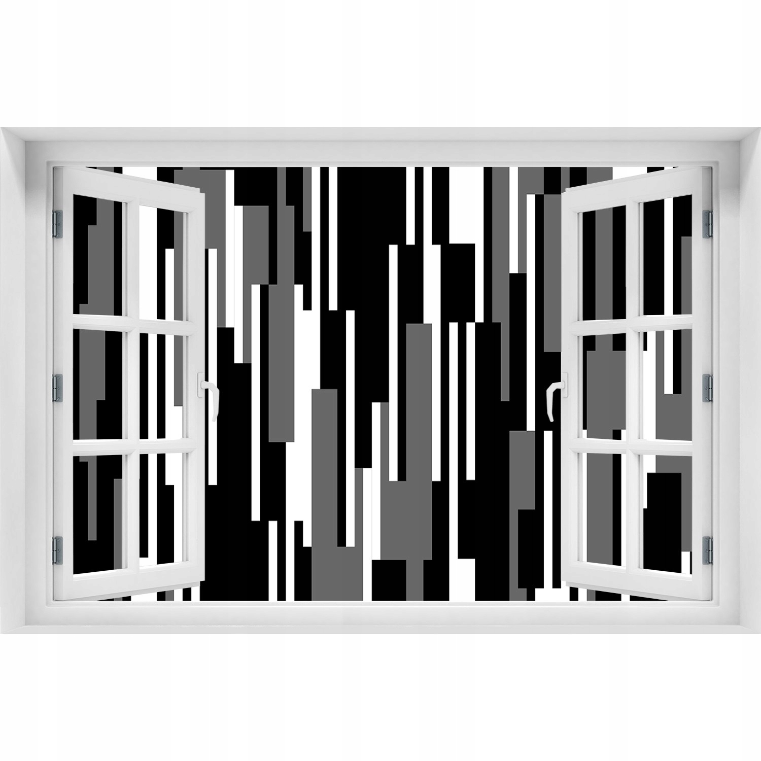 

Fototapeta Naklejka na ścianę Czarno-białe linie