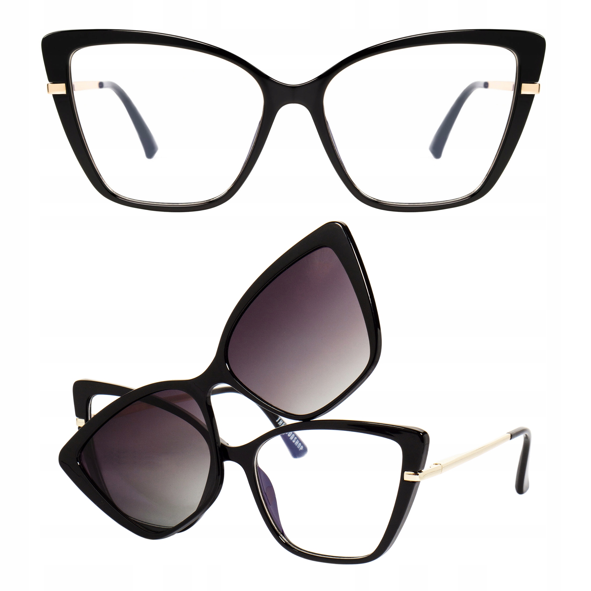 

Okulary Zerówki Kocie Nakładka Polaryzacja UV400