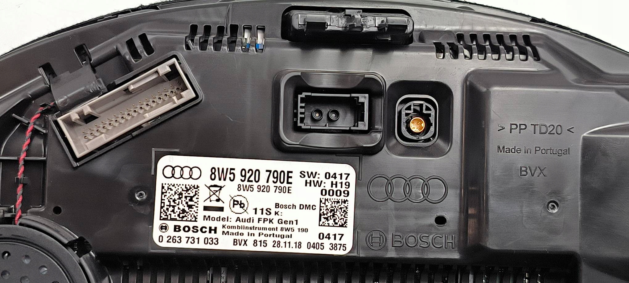 dials 8W5920790E VIRTUAL AUDI A4 B9 S-LINE 8W