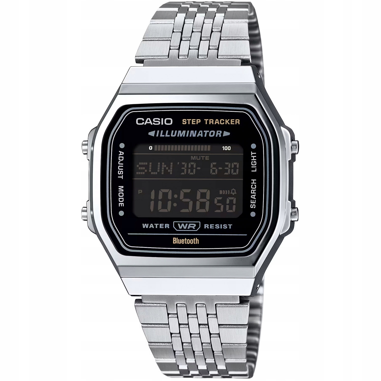 Dámské hodinky Casio ABL-100WE-1BEF stříbrné