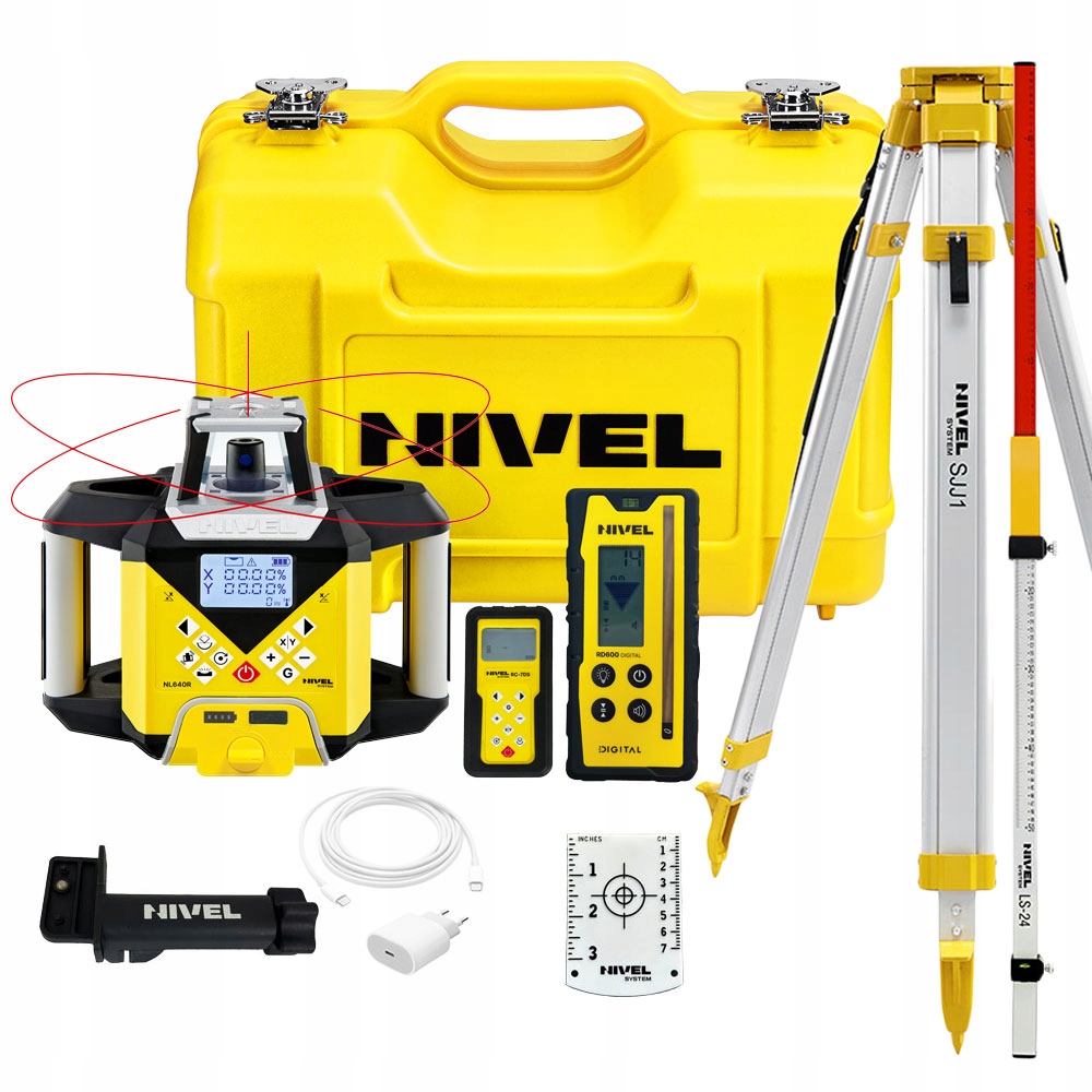 Nivel System Niwelator laserowy NL640R Dig statyw+ łata