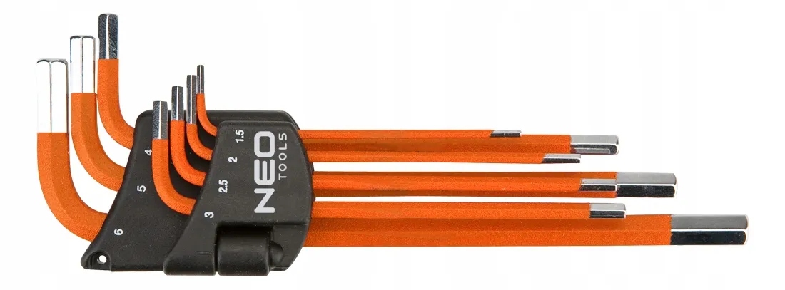 Klucze sześciokątne 1.5-6 mm, 7 szt. Neo 09-517
