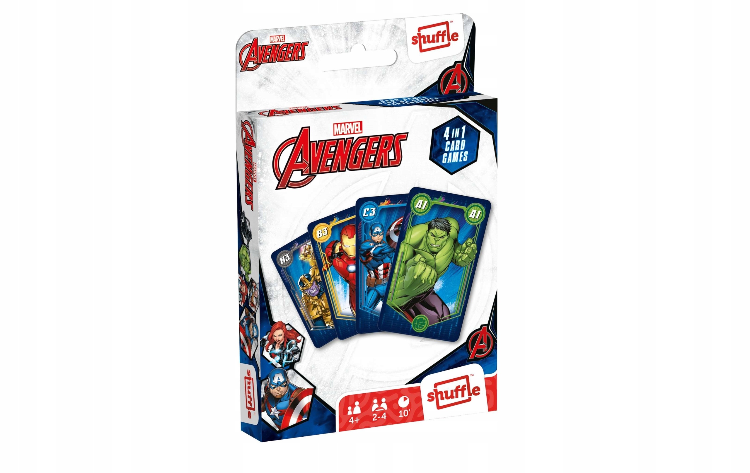 Karty Do Gry Avengers 4W1 10028042