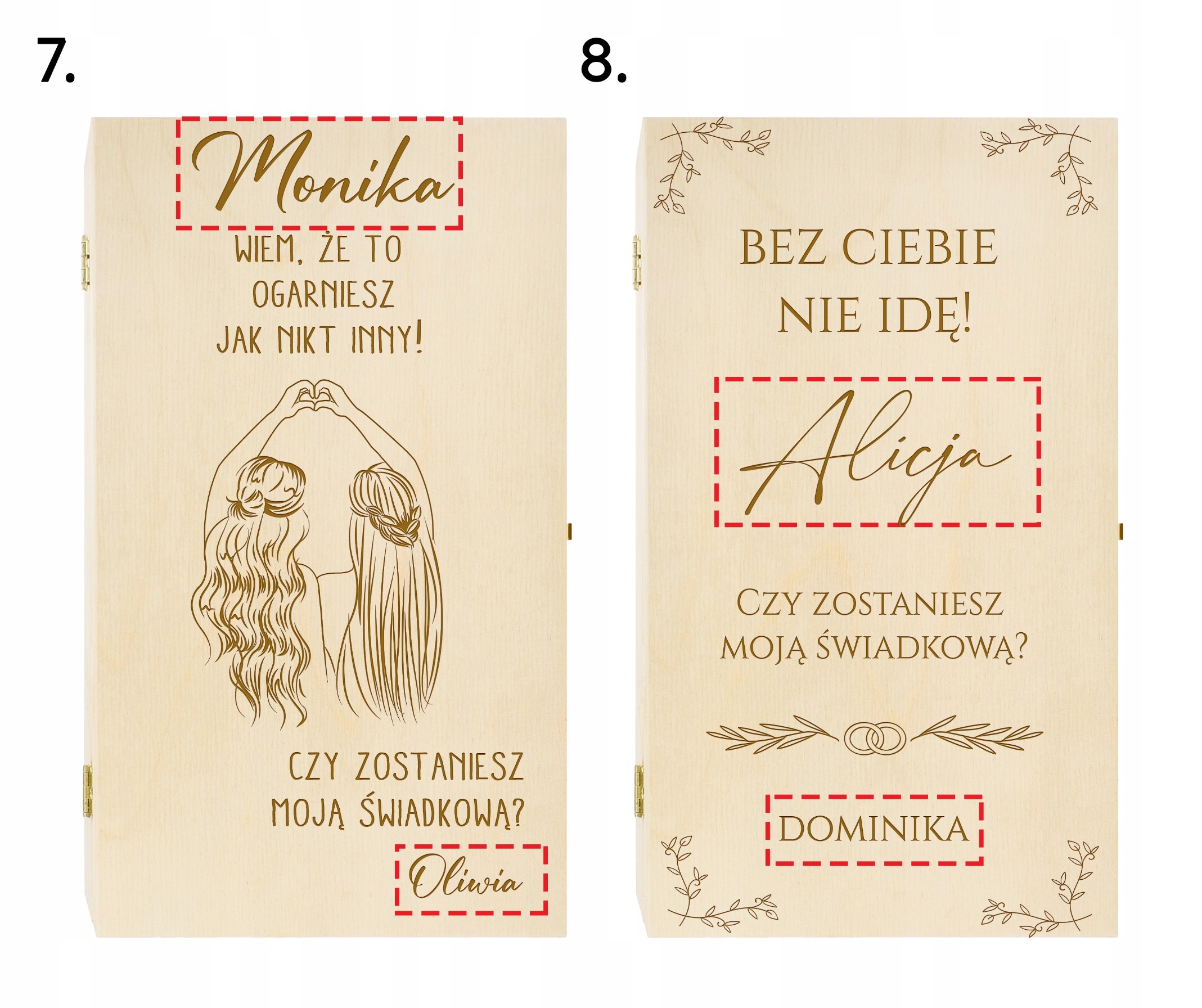 PROŚBA O ŚWIADKOWANIE ZAPROSZENIE ŚWIADKÓW NA ŚLUB Zdobienie brak