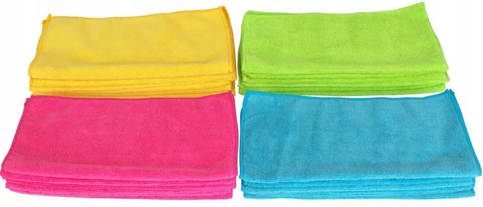 ŚCIERECZKI Z MIKROFIBRY 12 szt komplet