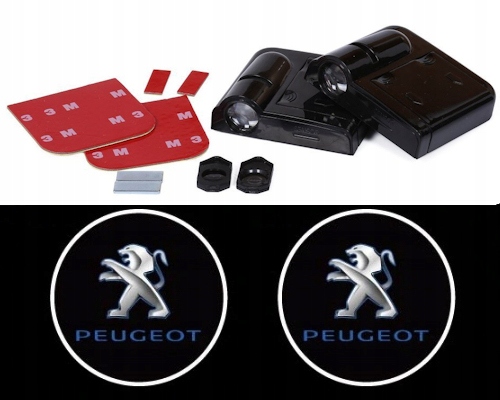 

Led Logo Peugeot Projektory drzwi Hd Bezprzewodowe